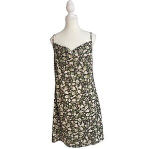 Vero Moda Helen Mini Slip Dress Green